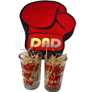Father's Day Gift Boxing 🥊 Box with shot glasses included personalized